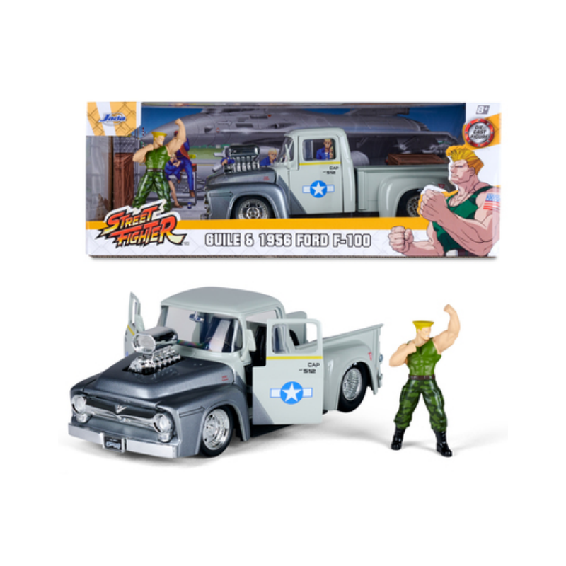 STREET FIGHTER - Guile & 1956 Ford F-100 - 1:24
