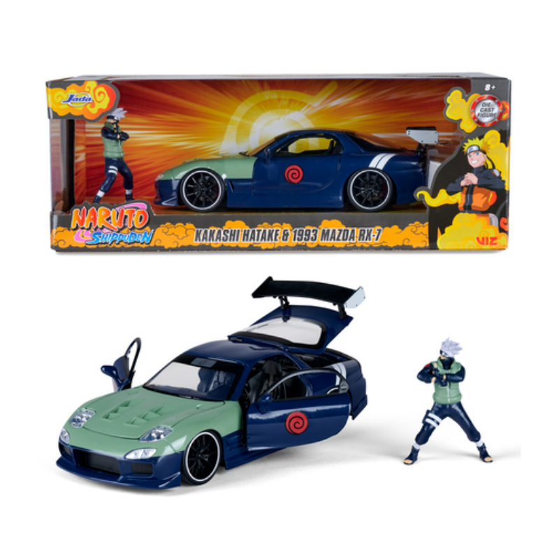NARUTO - Kakashi Hatake & 1993 Mazda RX-7 - 1:24