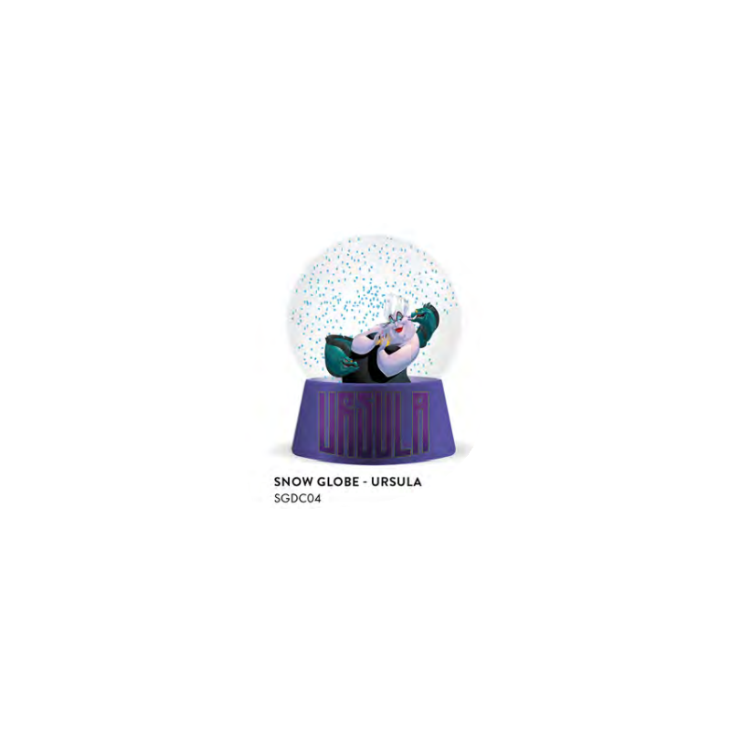 LA PETITE SIRENE - Ursula - Boule à Neige 65mm
