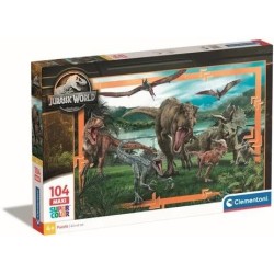 JURASSIC WORLD - Dinosaures - Puzzle Maxi 104P