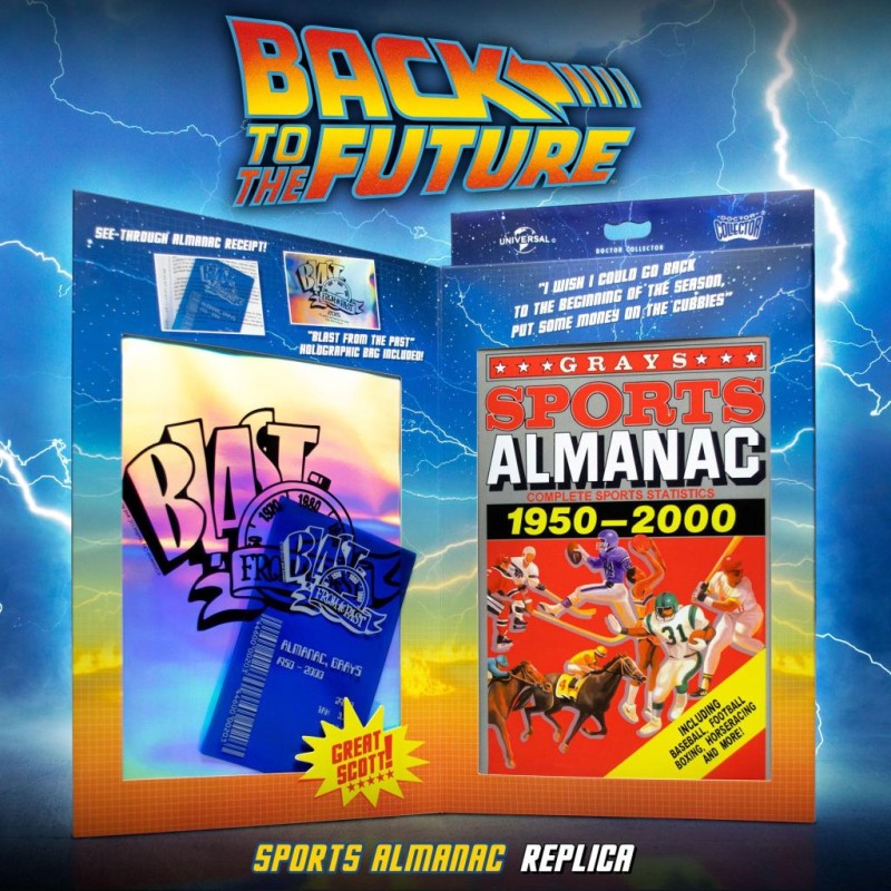 RETOUR VERS LE FUTUR - Sports Almanac (UK) - Réplique