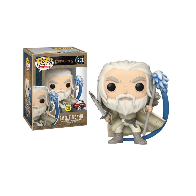 LE SEIGNEUR DES ANNEAUX - POP Movies N° 1203 - Gandalf Le Blanc GITD