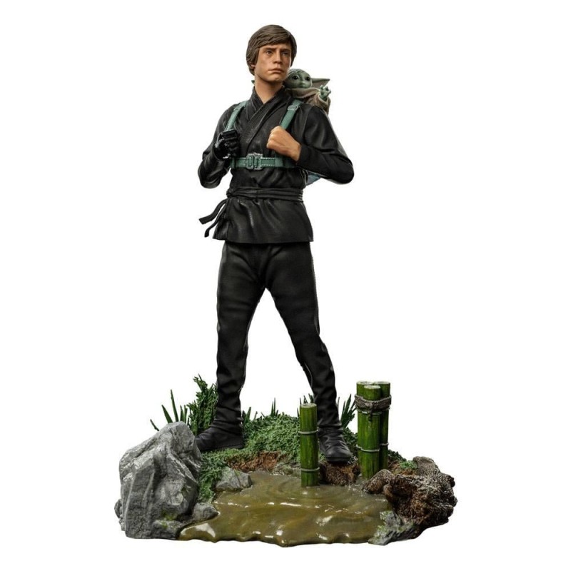 LE LIVRE DE BOBA FETT - Luke & Grogu - Figurine 1/10 Art Scale 20cm