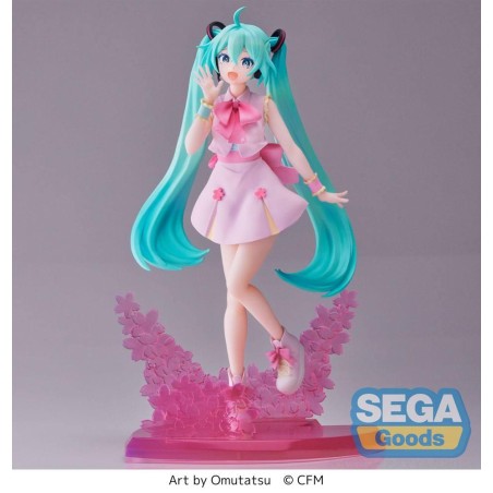 HATSUNE MIKU - Sakura Miku "Omutatsu Vers." - Statuette Luminasta 21cm