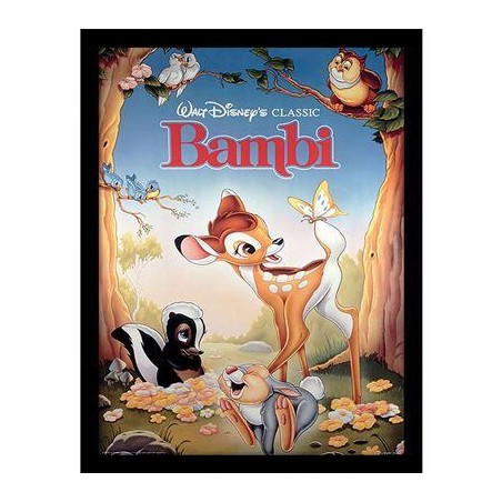 DISNEY - Bambi - Impression encadrée 30x40cm