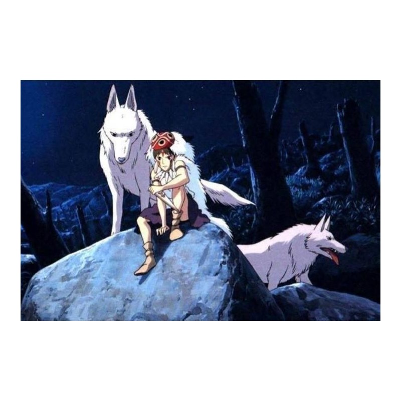 PRINCESSE MONONOKE - San & Moro - Puzzle 1000P