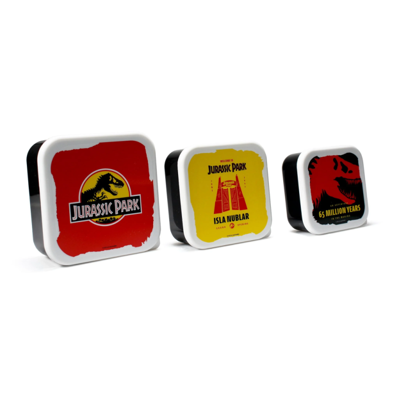 JURASSIC PARK - Isla Nubar - Set de 3 Boites à Tartines