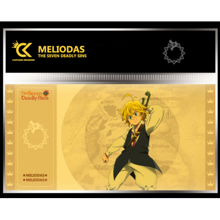 SEVEN DEADLY SINS - Meliodas - Golden Ticket
