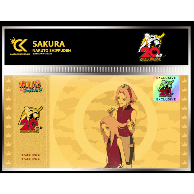 NARUTO SHIPPUDEN - Sakura - Golden Ticket 20ème Anniversaire