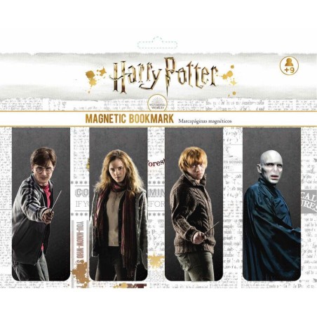 HARRY POTTER - Personnages - Ensemble de Marque-Pages Magnétiques