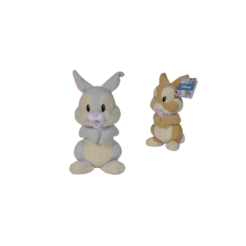 DISNEY - 2 modèles de Lapins Tricotés - Assortiment 6pc. - 25 cm