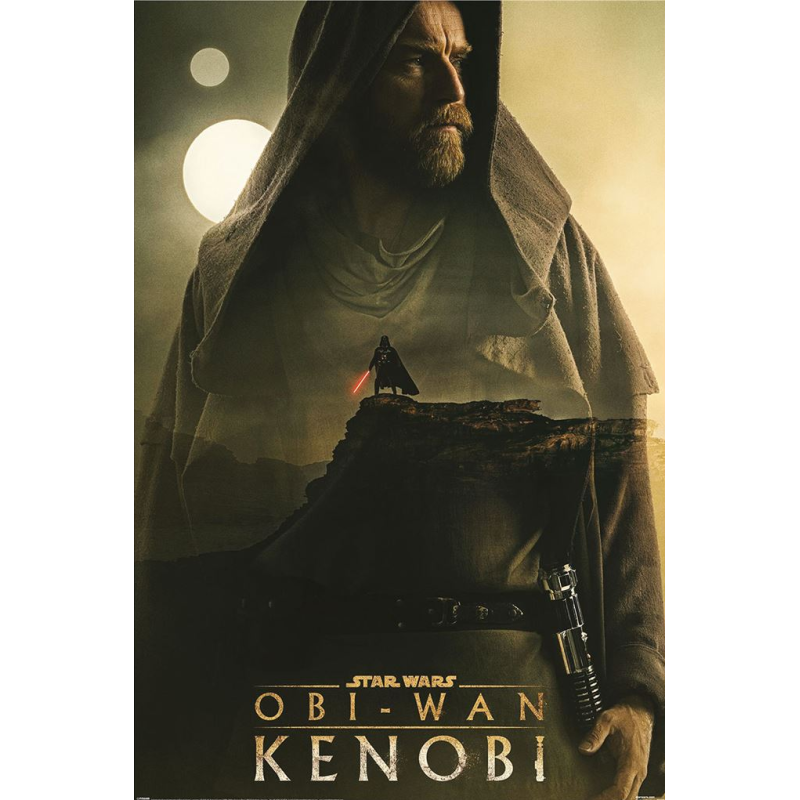 STAR WARS OBI-WAN KENOBI - Lumière vs Obscurité - Poster 61x91cm