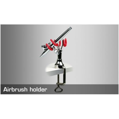 Airbrush Holder Duo for 2 Airbrushes, with Table Bracket