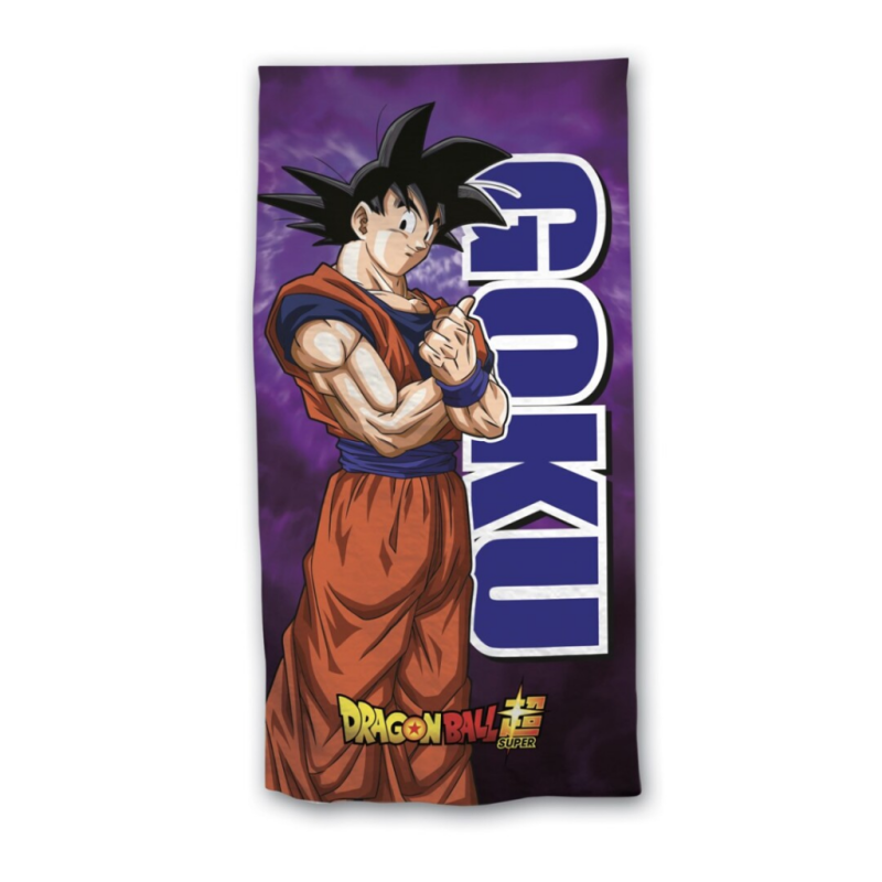 DRAGON BALL SUPER - Goku - Serviette de Plage 100% Polyester 70x140cm