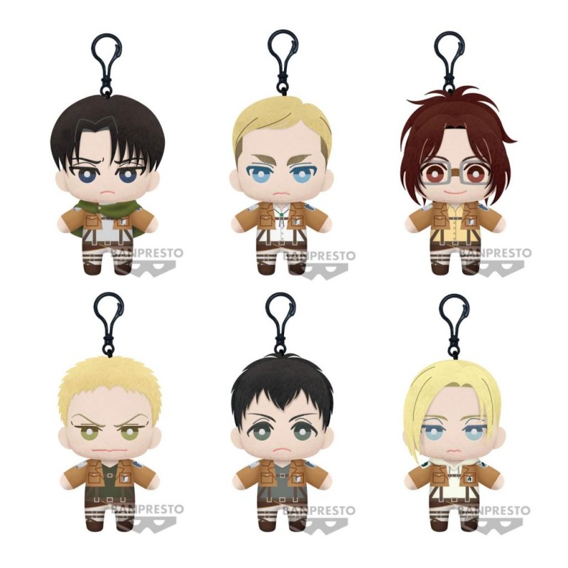 L'ATTAQUE DES TITANS - Tomonui Plush Series 2 - Assort. 9 Peluche 15cm