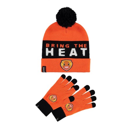 POKEMON - Salamèche - Gift Set Bonnet & Gants