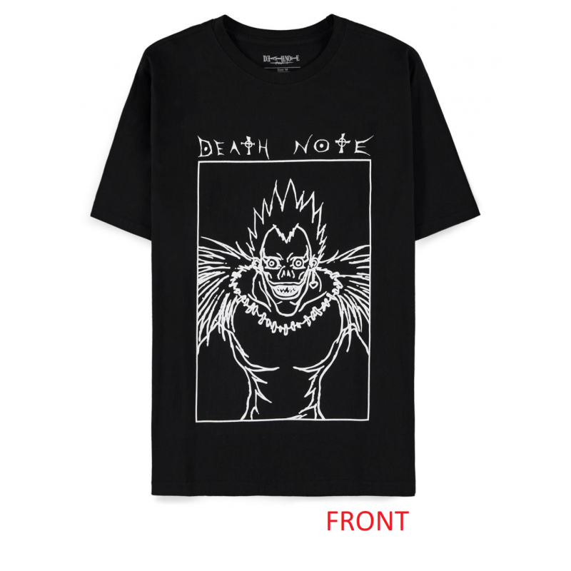 DEATH NOTE - Ryuk Square - T-Shirt Noir Homme (S)