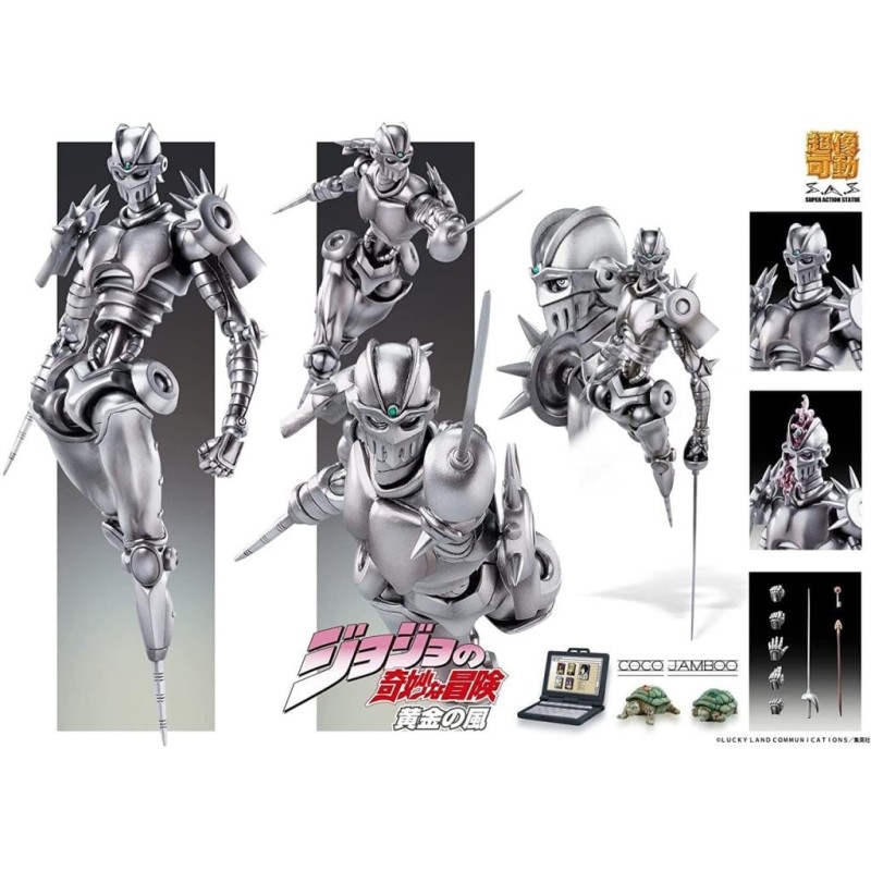 JOJO PART 5 - Silver Chariot - Figurine Super Action Chozokado 16cm