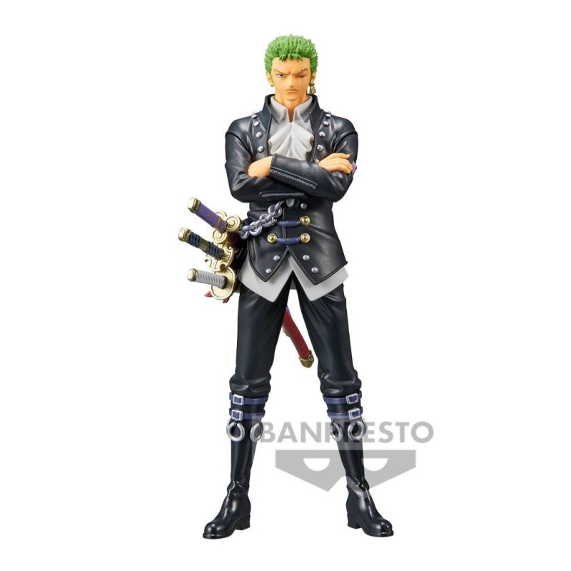 ONE PIECE - Roronoa Zoro - Figurine DXF-The Grandline Men 17cm