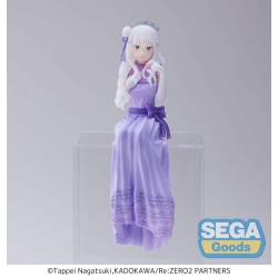 RE ZERO - Emilia " Fête " - Figurine PM Perching 14cm