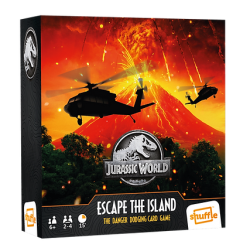JURASSIC WORLD - Shuffle - Escape Island - Jeu de cartes FR/NL