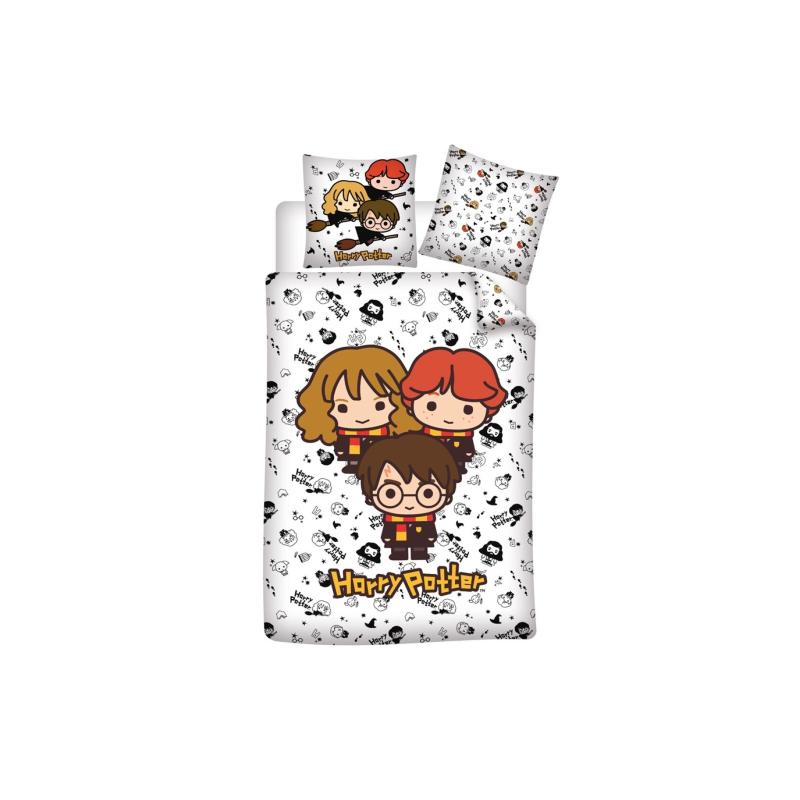 HARRY POTTER - Parure de lit 140X200 - '100% Coton'