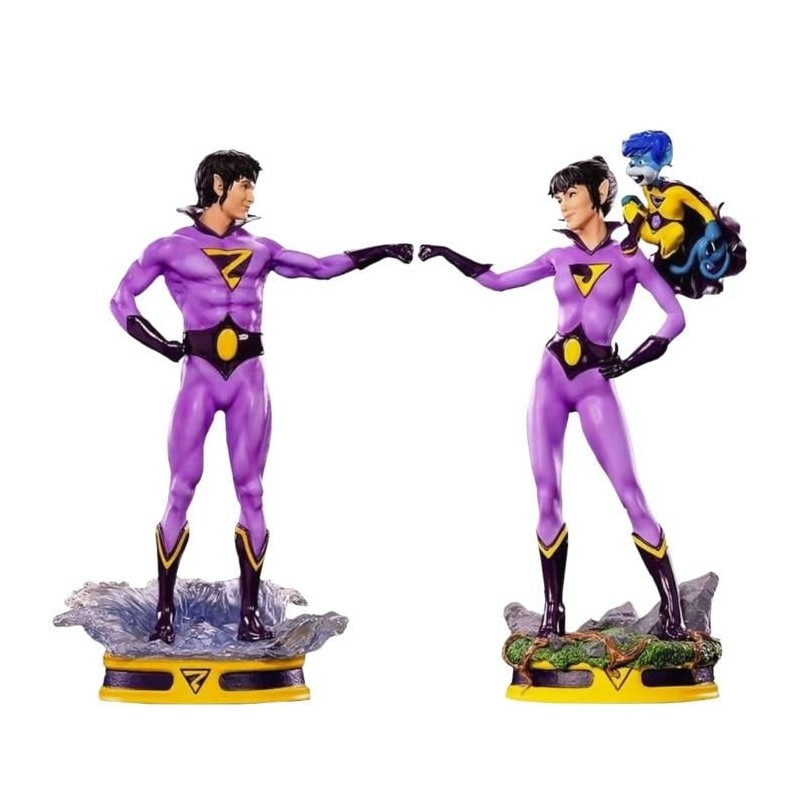 WONDER TWINS - 2-Pack Statuette 1/10 Art Scale DELUXE - 21cm Exclusive