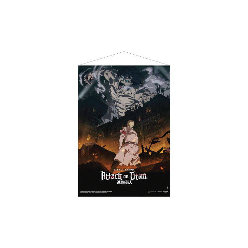 ATTACK ON TITAN : THE FINAL SEASON - Visual 1 - Wallscroll 50X70cm