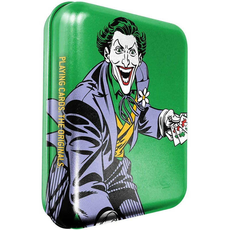 DC COMICS - The Joker - Jeu de Carte Boite Métallique