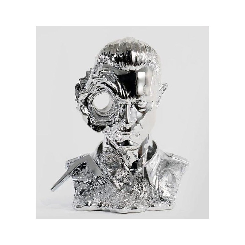 TERMINATOR - T-1000 Liqu. Metal Mask - Statuette PureArts '29x36x44cm'