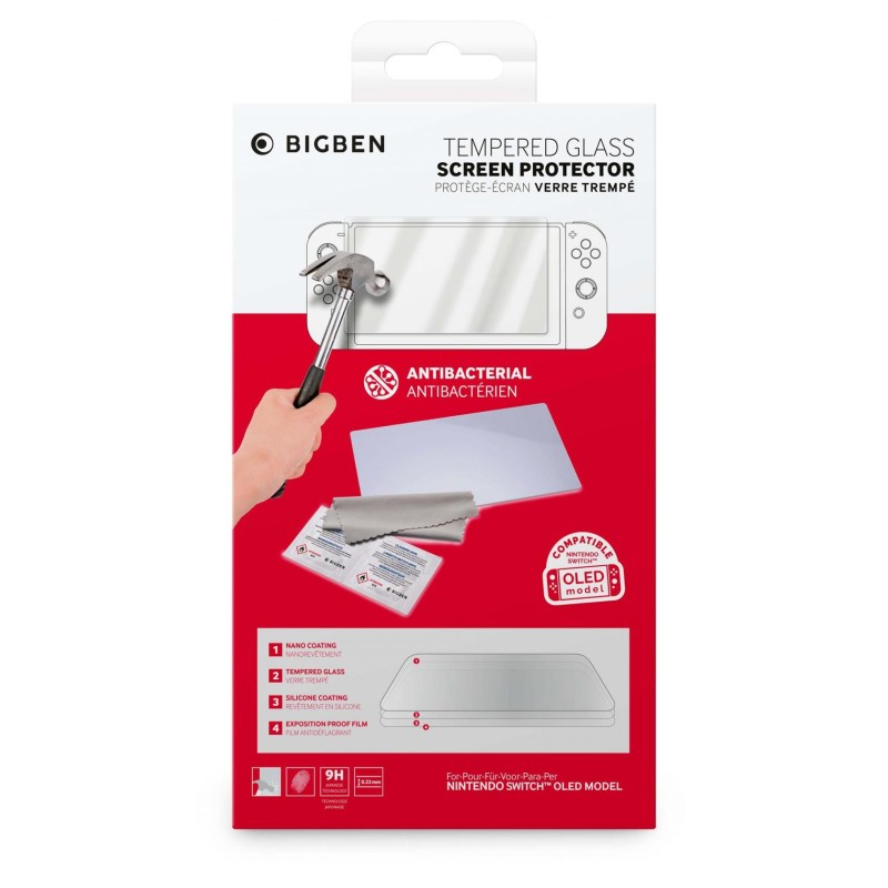 Screen Protection Kit Tempered for Nintendo Switch Oled