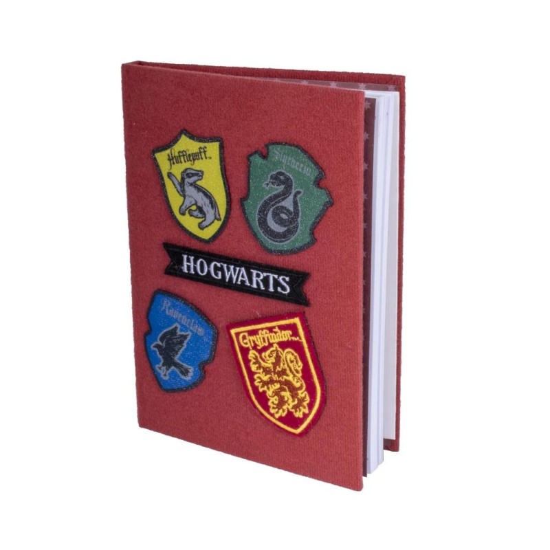HARRY POTTER - Notebook A5 avec Patches Repositionnables