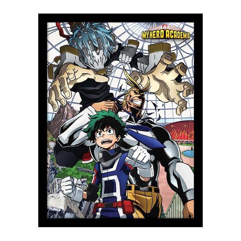 MY HERO ACADEMIA - An Enemy Threat - Impression encadrée 30x40cm