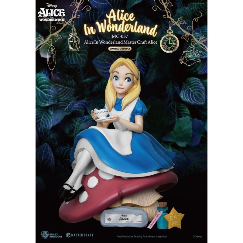 DISNEY - Alice - Statuette Master Craft 36cm