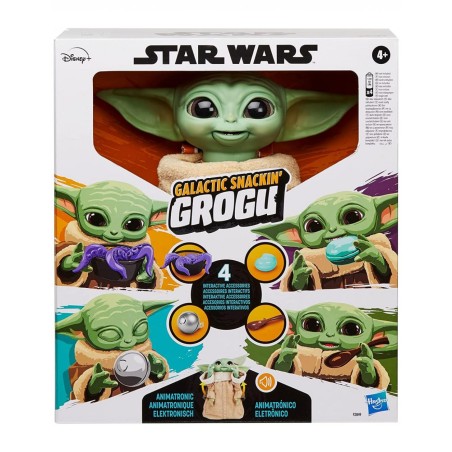 STAR WARS - Galagtic Snackin' Grogu - Figurine interactive 23cm 'UK'