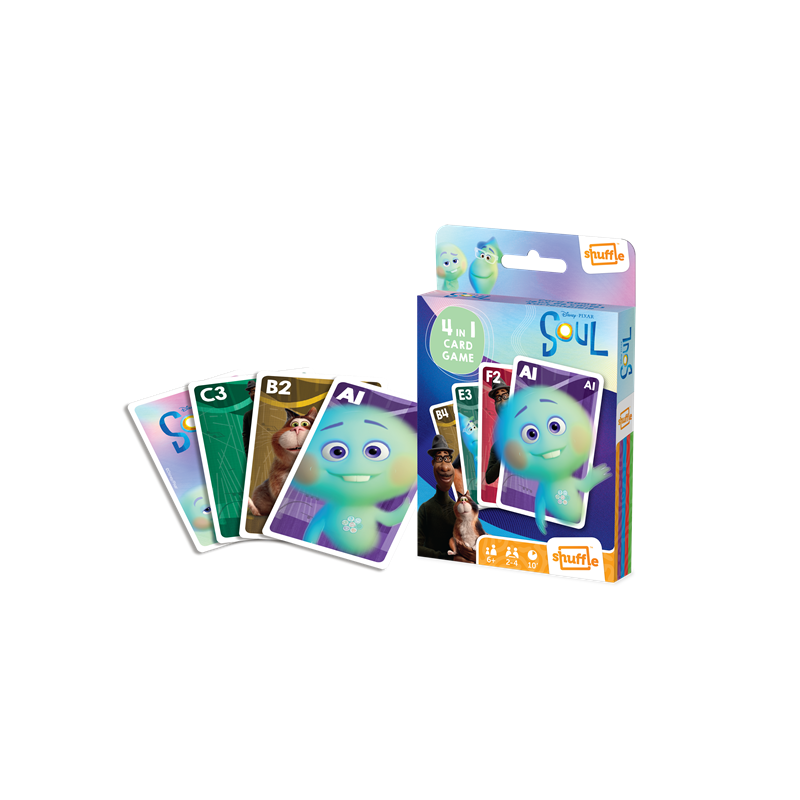 DISNEY SOUL - Jeu de cartes 4 en 1