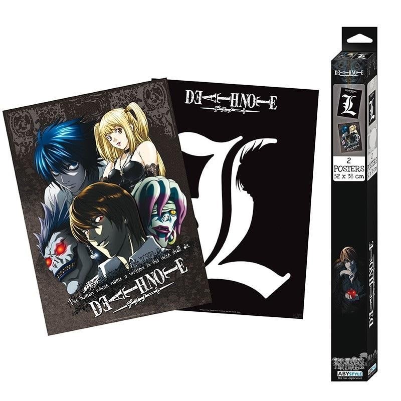DEATH NOTE - L& Group - Set de 2 posters '52x38'