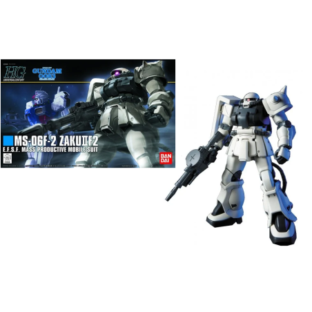 GUNDAM - HGUC 1/144 F2-Zaku (Earth Federation Type) - Model Kit