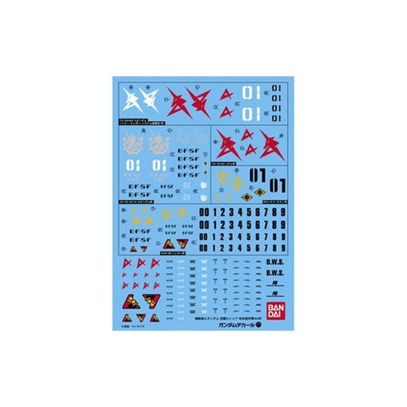 GUNDAM - GUNDAM DECAL 071 - Char's Counterattack Earth Federartion