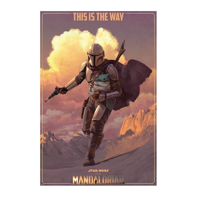 THE MANDALORIAN - On The Run - Poster 61x91cm