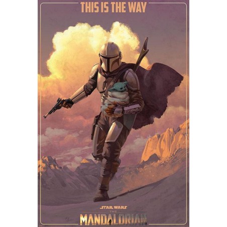 THE MANDALORIAN - On The Run - Poster 61x91cm