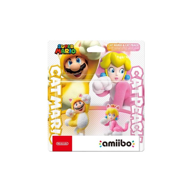 AMIIBO Cat Mario & Cat Peach