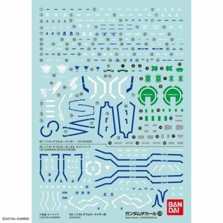 GUNDAM - RG 1/144 Decal 109 00-RAISER - Model Kit