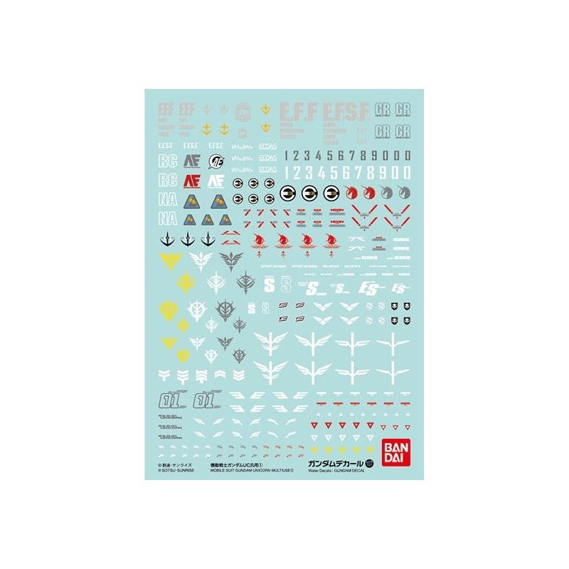 GUNDAM - 1/144 Decal 107 for MS HGUC Series 1 - Model Kit