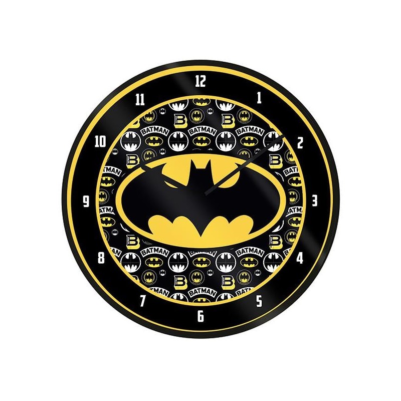 BATMAN - Logo - Horloge en plastique diamètre 25cm