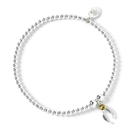 HARRY POTTER - Vif d'Or - Bracelet à Perles + Charme en Cristal