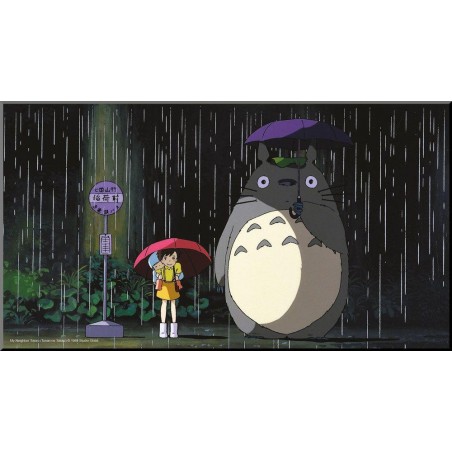 STUDIO GHIBLI - Bus Stop - Tableau en bois 37.5x20.5cm
