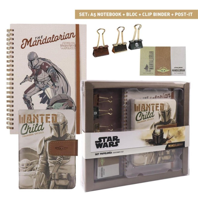 STAR WARS - The Mandalorian - Ensemble papeterie
