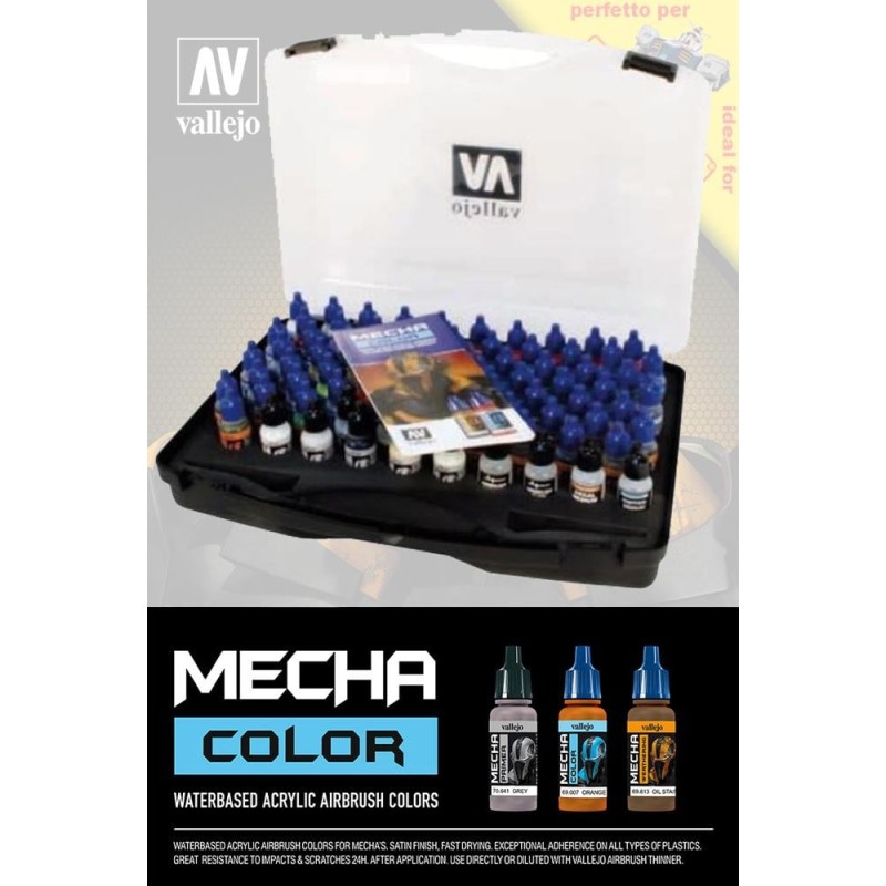 GUNDAM ACC - MECHA COLOR 69990 Case - Set 80 couleurs