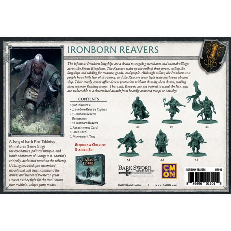 Ironborn Reavers Song of Ice and Fire Miniatures Game (Anglais)